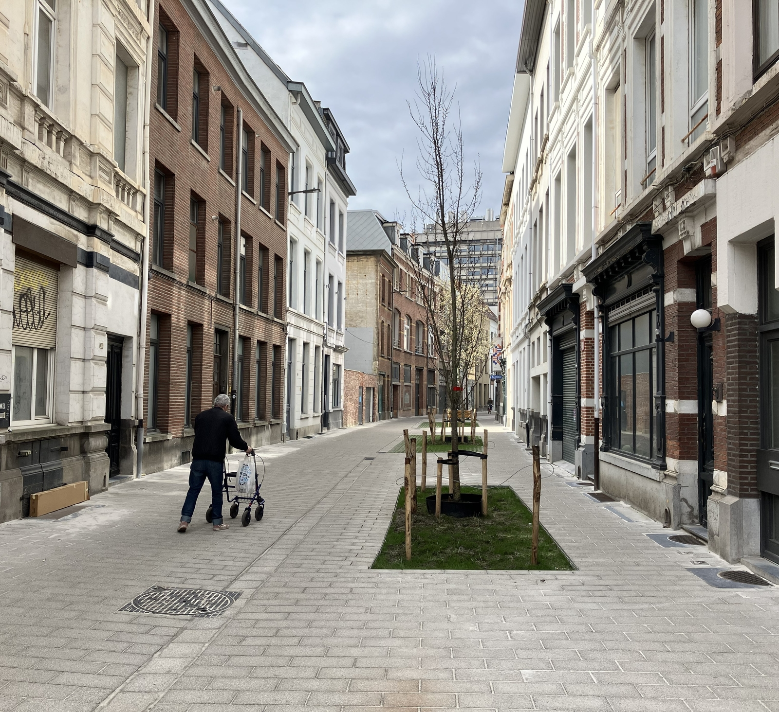 Voetgangersvriendelijke buurt